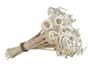 Pure Source India Rattan & Wicker Spiral Reed Diffuser Sticks Pure Source India Rattan & Wicker Spiral Reed Diffuser Sticks | Decoration Sticks for Vase (6 inch - 10 Pieces)