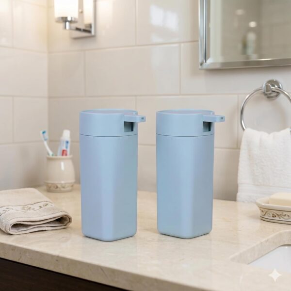 Push soap Dispenser, Leakproof BPA-Free Design for Hand Wash, Refillable Push soap Dispenser, Leakproof BPA-Free Design for Hand Wash, Refillable Pump Bottle for Bathroom, Kitchen & Office Use, Leak-Proof,Plastic Liquid Dispenser with Easy Push Mechanism (1)