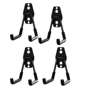RENVA Water Hose Holder, Heavy Duty Garden Hose Reel Water RENVA Water Hose Holder, Heavy Duty Garden Hose Reel Water Hose Holder Universal Hose Hanger Wall Mount Metal Hose Hanger for Garden Hose, Hose Reel, Water Hose Ladder Bicycle (4, Medium)