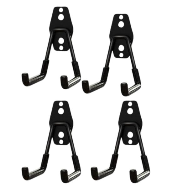 RENVA Water Hose Holder, Heavy Duty Garden Hose Reel Water RENVA Water Hose Holder, Heavy Duty Garden Hose Reel Water Hose Holder Universal Hose Hanger Wall Mount Metal Hose Hanger for Garden Hose, Hose Reel, Water Hose Ladder Bicycle (4, Medium)