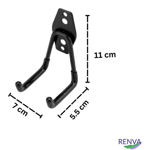 RENVA-Water-Hose-Holder-Heavy-Duty-Garden-Hose-Reel-Water-Hose-Holder-Universal-Hose-Hanger-Wall-Mount-Metal-Hose-Hanger-for-Garden-Hose-Hose-Reel-Water-Hose-Ladder-Bicycle-4-Medium.jpg RENVA Water Hose Holder, Heavy Duty Garden Hose Reel Water Hose Holder Universal Hose Hanger Wall Mount Metal Hose Hanger for Garden Hose, Hose Reel, Water Hose Ladder Bicycle (4, Medium)