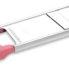 RITU Plastic Plain Slicer | Stainless Steel Manual Vegetable Cutter & Potato Chips Maker for Kitchen | Lightweight Slicer for Making Plain Chips, Veg Salad, Fruits Slicing at Home & Restaurants