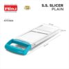 RITU Plastic Plain Slicer | Stainless Steel Manual Vegetable Cutter & Potato Chips Maker for Kitchen | Lightweight Slicer for Making Plain Chips, Veg Salad, Fruits Slicing at Home & Restaurants