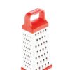RITU Stainless Steel 5 -in -1 Grater & Slicer with RITU Stainless Steel 5 -in -1 Grater & Slicer with 4 Sides | Heavy Duty Multipurpose Kitchen Tool for Cheese, Vegetables, Ginger, Garlic | Home Cooking Essential Grater & Slicer for Daily Use
