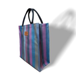 Reusable Multi-Purpose Shopping Bag With Handles For Kitchen Essentials, Grocery Reusable Multi-Purpose Shopping Bag With Handles For Kitchen Essentials, Grocery And Vegetable With Zipper Closer (33 x 30 x 13 CM)