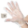 Robustt Disposable Hand Gloves - Transparent (200 Pcs) | Reusable, Robustt Disposable Hand Gloves - Transparent (200 Pcs) | Reusable, Anti Bacterial Food Safe Gloves For Hair-dye, Clinics, Hotels, Salons, Kitchen (Universal Fit)
