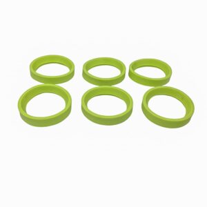 Rubber Sealing Gasket Ring Set | Heavy-Duty Leak-Proof Replacement Washer Rubber Sealing Gasket Ring Set | Heavy-Duty Leak-Proof Replacement Washer | Durable Industrial Rubber Seal Rings for Pipe Sprinkler Fittings & Connectors - Pack of 40 (Green, Super Ring 3")