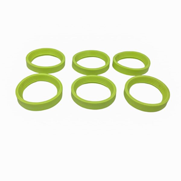 Rubber Sealing Gasket Ring Set | Heavy-Duty Leak-Proof Replacement Washer Rubber Sealing Gasket Ring Set | Heavy-Duty Leak-Proof Replacement Washer | Durable Industrial Rubber Seal Rings for Pipe Sprinkler Fittings & Connectors - Pack of 40 (Green, Super Ring 3")