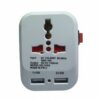 SBF Plastic Spice 3-Pin Universal Travel 1Adaptor (White) Set of SBF Plastic Spice 3-Pin Universal Travel 1Adaptor (White) Set of 1 (White)
