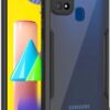 SHINESTAR Back Cover for Samsung Galaxy M31 / F41 / M31 Prime | Ultra Slim 360° Shockproof Transparent Case with Black Bumper | Crystal Clear Soft TPU Protective Cover
