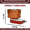 SIGNAMIO® Kapoor Kapur Dani Camphor Karpuram Bakhoor Oud Aroma Oil Diffuser Incense Dhoop Burner Electrical Stand Machine for Home Fragrance Room Freshener -DN-1, Sheesham Wood