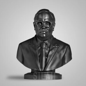 SILAII Dr. B. R. Ambedkar Sculpture – 5 Inch, Matte SILAII Dr. B. R. Ambedkar Sculpture – 5 Inch, Matte Black Finish | Perfect for Home Decor, Office Desk, Study Table & Gifting