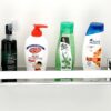 SILVER COIN Stainless Steel Wall-Mount Multipurpose Single Tier Shelf, Toiletries Holder, Kitchen Shelves, Bathroom Accessories for Homes, Hotels- Chrome Finish -(12 Inch, Single Rectagular Shelf)