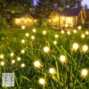 SKYBUCKET Garden Solar 8 LED Bulb Light Outdoor Waterproof Decorative SKYBUCKET Garden Solar 8 LED Bulb Light Outdoor Waterproof Decorative Pathway Lamp, Energy Saving Solar Powered Landscape Lighting Set of 2 for Garden & Yard Decor