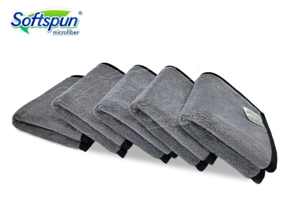 SOFTSPUN-Microfiber-Super-Absorbent-Small-Wipes-500-GSM-20X30-Cms-5-Pieces-Grey-Silk-Banded-Edge-Towel-Set-Extra-Thick-Microfiber-Cleaning-Cloths-Perfect-for-Bike.jpg SOFTSPUN Microfiber Super Absorbent Small Wipes, 500 GSM 20X30 Cms 5 Pieces Grey! Silk Banded Edge Towel Set Extra Thick Microfiber Cleaning Cloths Perfect for Bike