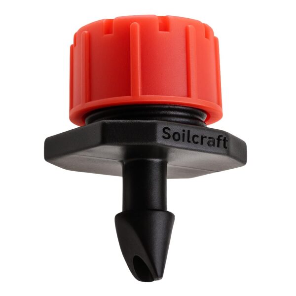 SOILCRAFT®- 4mm Drip Irrigation Pipe Accessories Adjustable Drippers Emitters Sprinklers SOILCRAFT®- 4mm Drip Irrigation Pipe Accessories Adjustable Drippers Emitters Sprinklers 0-70lph for Watering Misting The Garden Outdoor(Pack of 100 PCS)