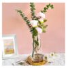 SPHINX Decorative Glass Vase for Flowers Plants Home Decor Office SPHINX Decorative Glass Vase for Flowers Plants Home Decor Office Living Table Decorations, Vases for Home Decor, Luster Glass Vase,Modern - (Transparent-Approx 9 Inches)