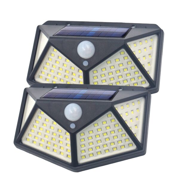 SUNET 100-LED Motion Sensor Outdoor Light IP65 Waterproof Wireless Led SUNET 100-LED Motion Sensor Outdoor Light IP65 Waterproof Wireless Led Solar Outdoor Lights Bright for Backyard Garden Fence Patio Front Door Garage Deck Pathway Porch