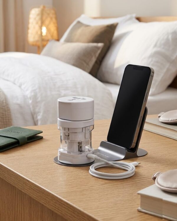 Sakar All-in-One International Travel Adapter Universal Plug for US UK Sakar All-in-One International Travel Adapter Universal Plug for US UK EU AUS NZ, Compact Charger for Mobile, Laptop, Airport Use, Hotel Charging, Travel Essential Gadget(2 pc)