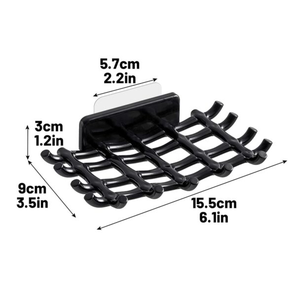Self-Draining-Soap-Dish-Holder-Self-Adhesive-Wall-Mounted-Soap-Case-Durable-Bathroom-Organizer-–-No-Drill-Soap-Dispenser-for-Wash-Basin-Soap-Stand-for-Bathroom-Accessories-Pack-of-2.jpg Self Draining Soap Dish Holder, Self-Adhesive Wall-Mounted Soap Case, Durable Bathroom Organizer – No Drill Soap Dispenser for Wash Basin, Soap Stand for Bathroom Accessories (Pack of 2)
