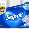 Selpak Paper Towel Kitchen Roll Tissue 3ply (3 rolls) Selpak Paper Towel Kitchen Roll Tissue 3ply (3 rolls)