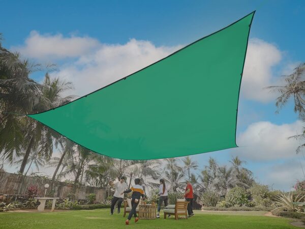 Shalimar Multipurpose Shade Net/Green Net - 75% Sunblock | UV Stabilized & Heavy Duty | Protection Net for Terrace, Lawn, Balcony & Greenhouse (10 ft x 10 ft) - Green