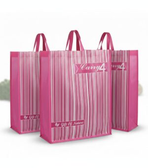 Shopping Bag, Bigshopper, Grocery Bag, Large Reusable Multi-Purpose Shopping Bag Shopping Bag, Bigshopper, Grocery Bag, Large Reusable Multi-Purpose Shopping Bag for Grocery | Rectangular Boxy | Vegetables & Kitchen Essentials | Tote Bag, Stripe Print 50X40X10 cm