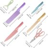 Shree-6-Set-Colorful-Kitchen-Knife-Set-Carbon-Stainless-Steel-Non-Stick-Blades-Includes-Scissors-Peeler-Chefs-Knife-Fruit-Vegetable-Slicer-Meat-Knife-Multicolor.jpg Shree 6 Set Colorful Kitchen Knife Set Carbon Stainless Steel Non-Stick Blades Includes Scissors & Peeler Chef’s Knife, Fruit & Vegetable Slicer, Meat Knife Multicolor
