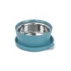 SignoraWare Monarch Mini Mate Stainless Steel Container | Airtight & Leakproof | Small Storage Box for Spices, Chutney, Snacks | Ideal for Office, School & Travel (80ml | EBlue)