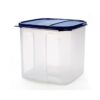 Signoraware Modular BPA Free Plastic Square Container | Dishwasher Safe | Airtight & LeakProof | Kitchen Storage | Preserve Freshness| Ideal for sugar, Rice, Atta & Grains Keeper (4.5Ltr | ModBlue)