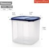 Signoraware Modular BPA Free Plastic Square Container | Dishwasher Safe | Airtight & LeakProof | Kitchen Storage | Preserve Freshness| Ideal for sugar, Rice, Atta & Grains Keeper (4.5Ltr | ModBlue)