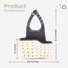 Silicone Sink Caddy Spounge Holder with Drain Holes Sponge Holder for Kitchen Sinks – Hanging Sink Organizer Adjustable Silicone Faucet Caddy for Sponges & Scrubbers (Multi color, Pack Of 1)