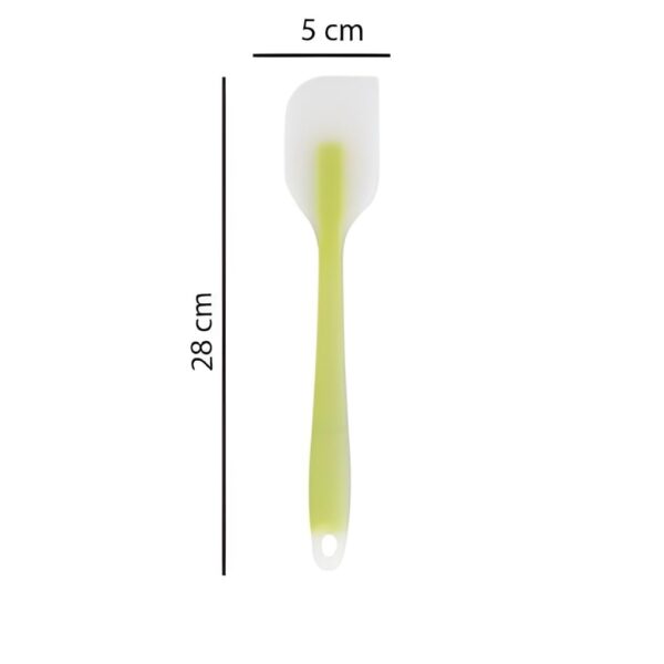 Silicone Spatula - Heat Resistant Flexible Spatula 450F with Stainless Steel Core - Food Grade Premium Good Grip Kitchen Utensils - Seamless, Heavy Duty, BPA Free (Set of 2, Green)