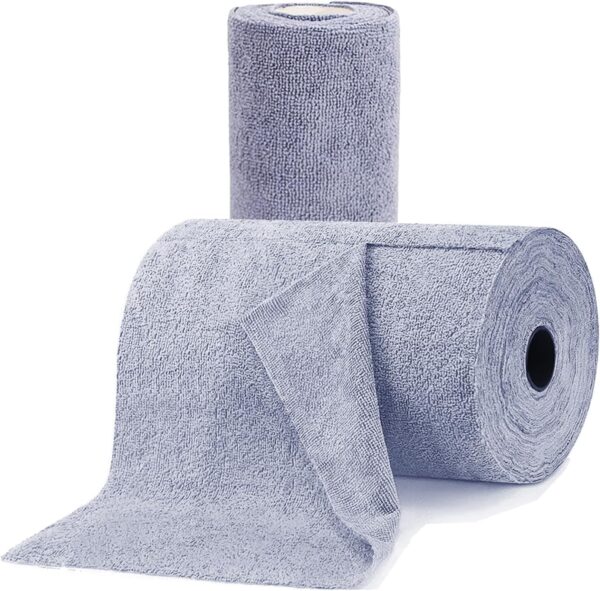 Sky Microfiber Cleaning Cloth Home Essentials Products Roll, 20Pcs, 4000 Sky Microfiber Cleaning Cloth Home Essentials Products Roll, 20Pcs, 4000 Times Washable - 10X Cheaper Than Paper Kitchen Towel Roll - Ultra Absorbent Lint Free Microfiber Cleaning Cloth for Kitchen