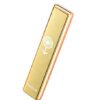 Slim Fous USB Rechargeable Smoke Cigarette Lighter, Gadgets Windproof Electrical Arc, Electronic Hand Lighter Turbo Cigar Lighter with USB Cable , 8.5 x 2 x 0.7 cm, Random Colour