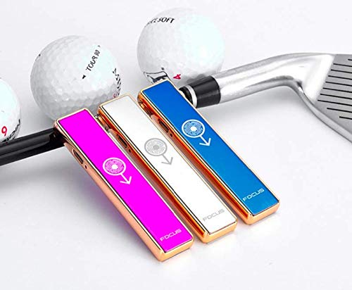 Slim Fous USB Rechargeable Smoke Cigarette Lighter, Gadgets Windproof Electrical Arc, Electronic Hand Lighter Turbo Cigar Lighter with USB Cable , 8.5 x 2 x 0.7 cm, Random Colour