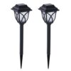 Solar Crystal Lawn Light Garden Landscape Lighting Sun Powered Outdoor Solar Crystal Lawn Light Garden Landscape Lighting Sun Powered Outdoor Decorative Lanterns Spotlights for Garden Pathway Pack of 2 (Crystal Solar Light)