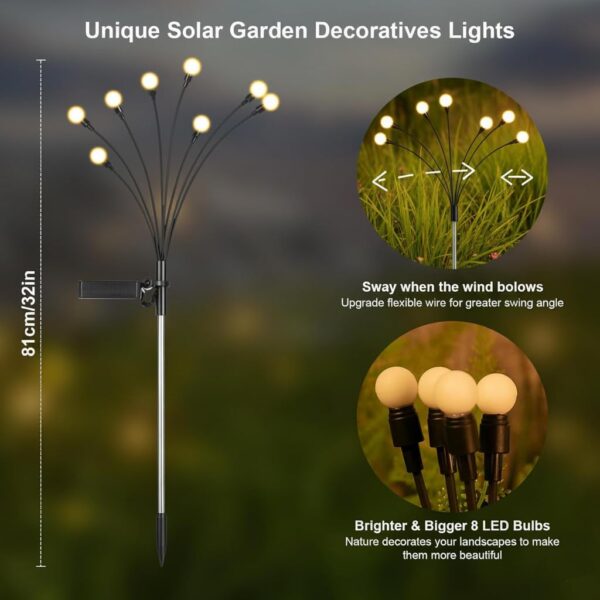 Solar-Garden-Lights-2-Pack-16-LED-–-Waterproof-Outdoor-Solar-Firefly-Lights-with-1-Lighting-Modes-for-Garden-Patio-Balcony-Festival.jpg Solar Garden Lights 2 Pack 16 LED – Waterproof Outdoor Solar Firefly Lights with 1 Lighting Modes for Garden, Patio, Balcony & Festival