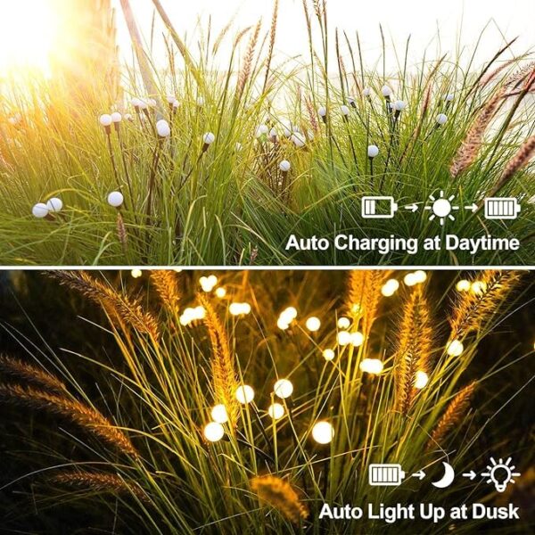 Solar-Garden-Lights-Outdoor-Waterproof-4-Pack-8-LED-Firefly-Lights-Solar-Outdoor-Solar-Outdoor-Lights-Pathway-Decorative-Outdoor-Solar-Lights-for-Yard-Solar-Fairy-Lights-Garden-DecorWarm-White.jpg Solar Garden Lights Outdoor Waterproof, 4 Pack 8 LED Firefly Lights Solar Outdoor, Solar Outdoor Lights Pathway Decorative, Outdoor Solar Lights for Yard, Solar Fairy Lights Garden Decor(Warm White)