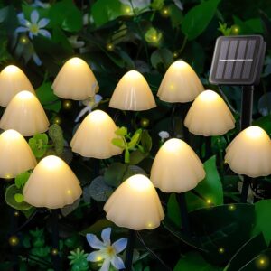 Solar Light Garden Waterproof Outdoor Swaying by Wind Firefly LED for Patio Yard Farmhouse Home Decor Light (8 LED Light with Colour Box)