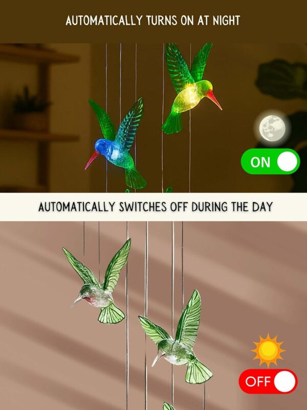 Solar-Light-Outdoor-Garden-Humming-Bird-Colour-Changing-LED-Waterproof-Wind-Chimes-for-Balcony-Patio-Lawn-Home-Decoration-Pack-of-1.jpg Solar Light Outdoor Garden Humming Bird Colour Changing LED Waterproof Wind Chimes for Balcony Patio Lawn & Home Decoration - Pack of 1