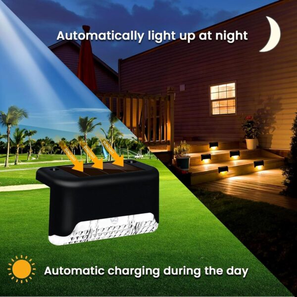 Solar-Light-Outdoor-Garden-Waterproof-Stair-Deck-Pool-Patio-Fence-Gate-Yard-Floor-Step-Railing-Window-Balcony-Sunlight-PathwayWarm-Yellow-12.jpg Solar Light Outdoor Garden Waterproof Stair Deck Pool Patio Fence Gate Yard Floor Step Railing Window Balcony Sunlight Pathway/Warm Yellow (12)