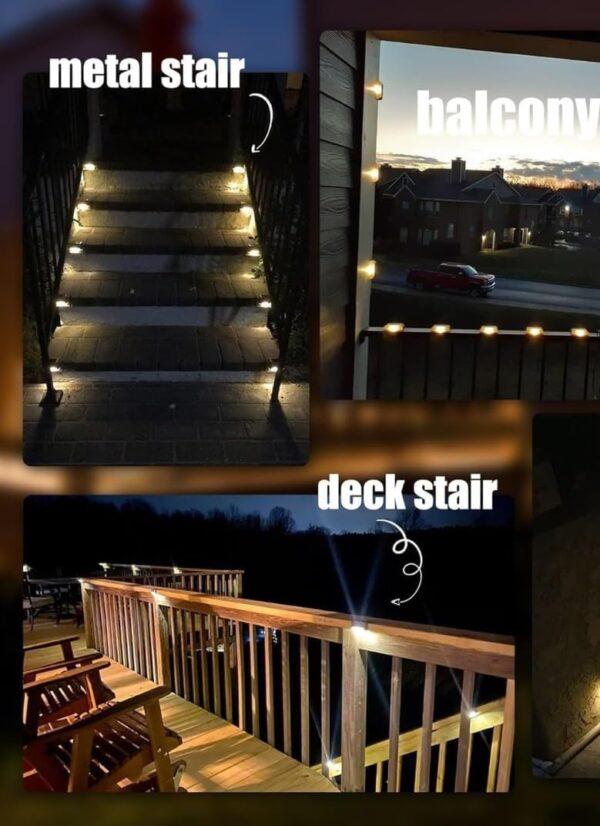 Solar-Light-Outdoor-Garden-lamp-Home-Stair-Step-Lights-Waterproof-Balcony-LED-Solar-Powered-Solar-Deck-Lights-4-Pcs.jpg Solar Light Outdoor Garden lamp Home Stair Step Lights Waterproof Balcony LED Solar Powered Solar Deck Lights | 4 Pcs