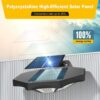 Solar Lights Outdoor, Flood Light Dusk to Dawn, Waterproof Parking Lot Lights with Motion Sensor, Solar Powered Outdoor Lights for Yard, Garden, Street, Street Light with Remote for Parking