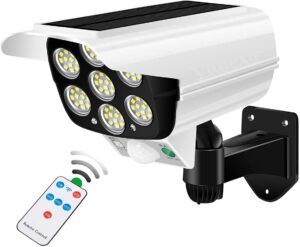 Solar Lights Outdoor Motion Sensor 7LED Spotlight 23-Watt Solar Lights Outdoor IP66 Waterproof, Solar Security Lights for Solar Security Lights for Garden Driveway Patio