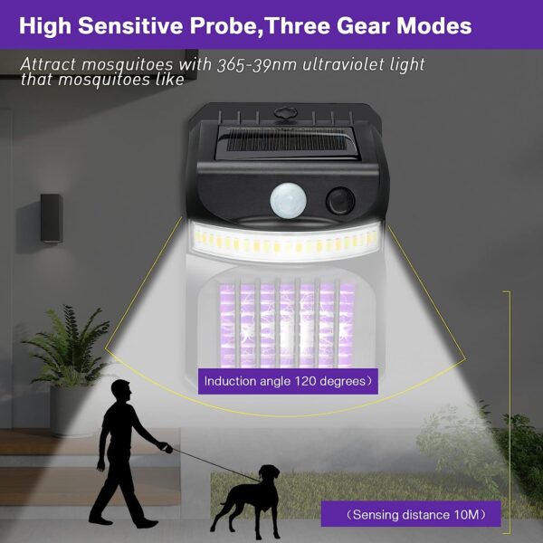 Solar Lights Outdoor, Waterproof Solar Powered Deck Step Lights for Patio Garden Backyard Garage Driveway Pathway Outside Wall Lighting