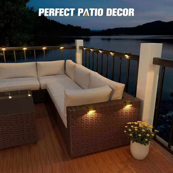 Solar-Step-Deck-Fence-Lights-Outdoor-Waterproof-Led-1.77x3.14x1.73in-Black-Warm-White-4-Pcs-Path-Light-for-Patio-Stairs-Garden-Pathway-Step-and-Fences-Black.jpg Solar Step Deck Fence Lights, Outdoor Waterproof Led, 1.77x3.14x1.73in, Black, Warm White, 4 Pcs, Path, Light, for Patio, Stairs, Garden Pathway, Step and Fences (Black)