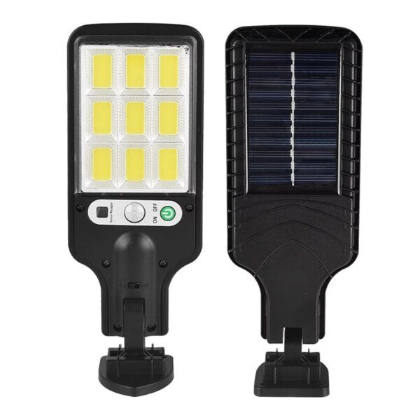 Solar Wall Lights Outdoor Motion Sensor Auto Chargeable Exterior LED Sconce Front Porch Security Lamps Waterproof for Patio Garden, Solar Lights for Home (Black)