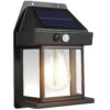 Solar Wall Lights Outdoor | Motion Sensor Waterproof LED 3 Solar Wall Lights Outdoor | Motion Sensor Waterproof LED 3 Modes Sconce Solar Lamp | Auto-Charging Exterior Security Light for Porch, Patio, Garden, Balcony & Pathway