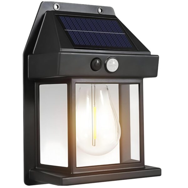 Solar Wall Lights Outdoor | Motion Sensor Waterproof LED 3 Solar Wall Lights Outdoor | Motion Sensor Waterproof LED 3 Modes Sconce Solar Lamp | Auto-Charging Exterior Security Light for Porch, Patio, Garden, Balcony & Pathway